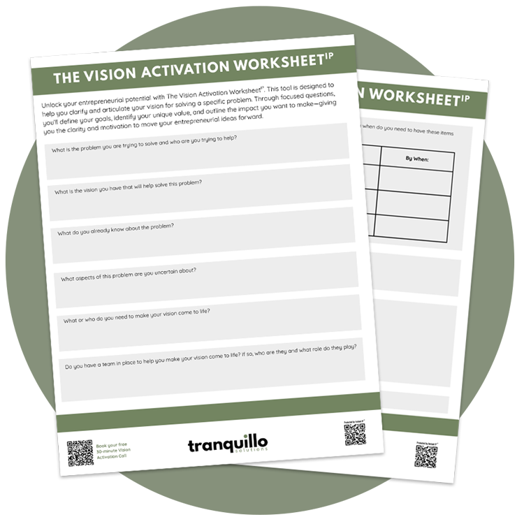 VisionActivationWorksheet The Vision Activation Worksheet