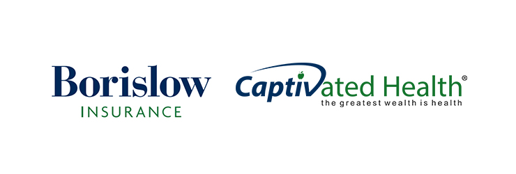 Borislow Insurance Logo and Captivated Health Logo